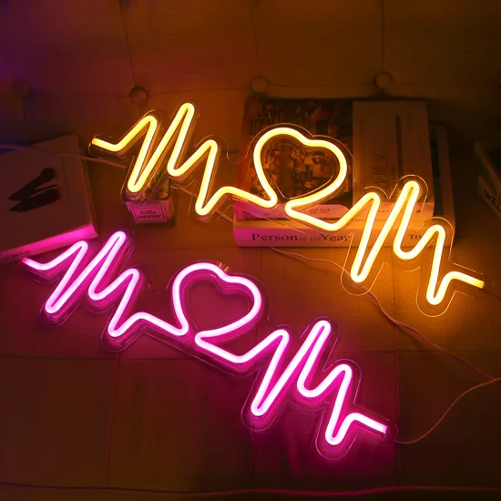 Scena del matrimonio Decorazione Instagram con luce al neon