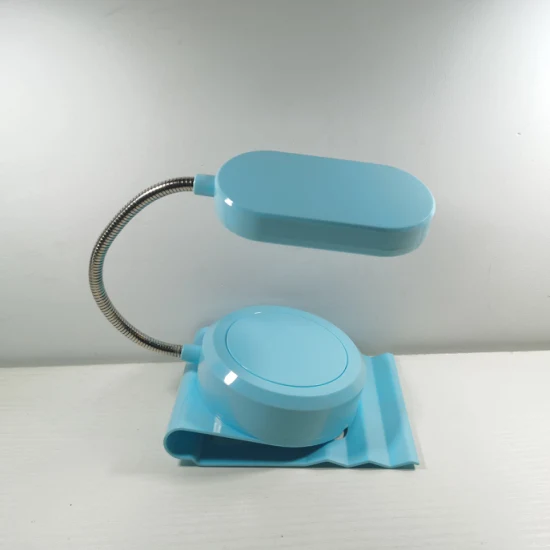 Porta di ricarica USB, lampada da tavolo, luce da letto con clip, lampada da scrivania a LED