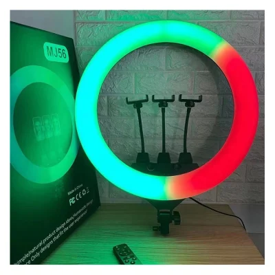 Anello luminoso LED RGB Mj56 da 22